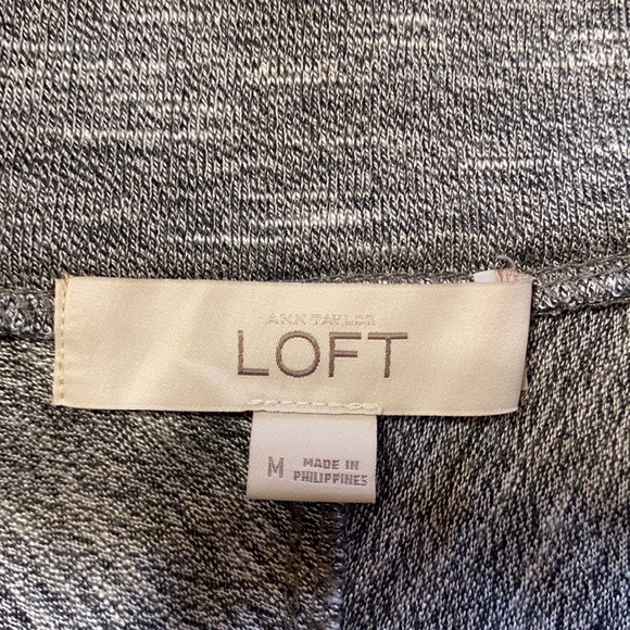 Loft Heather Gray long skirt Size Medium - Picture 3 of 3